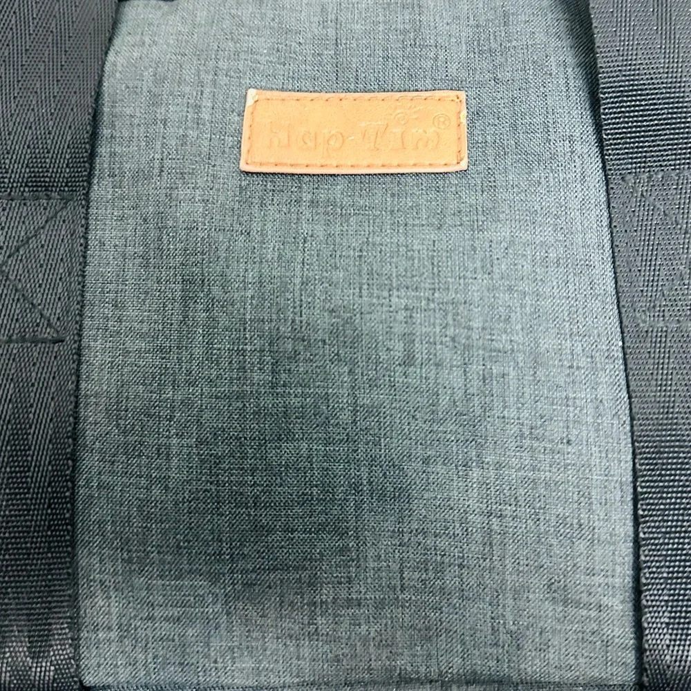 Hap Tim Stylish Gray and Tan Women's Baby Diaper Bag